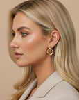 Norah Oval Knot Studs