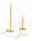 Dakota Gold Long Thread Drop Earrings - Fashion Jewelry | Chic Chic Bon
