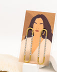 Shining Through Gold Drop Earrings - Fashion Jewelry | Chic Chic Bon
