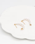 Queen Of Pearls Hoop Earrings - Fashion Jewelry | Chic Chic Bon