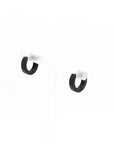 Lavish Charm Black Bold Hoop Earrings - Fashion Jewelry | Chic Chic Bon