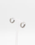 Lavish Charm Silver Bold Hoop Earrings - Fashion Jewelry | Chic Chic Bon