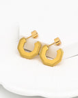 Brilliant Bliss Gold Earrings For Sale - Fashion Jewelry | Chic Chic Bon