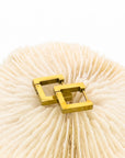 Square Things Up Hinged Hoop Earrings - Fashion Jewelry | Chic Chic Bon