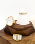 Nerissa Pavé Shell Chunky Gold Ring - Everyday Jewelry | Chic Chic Bon