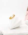 Gold carve ring