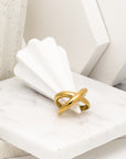 French Hugging Multi Wear Gold Ring - Everyday Jewelry | chic chic bon