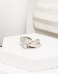 Burrata Hammered Silver Ring - Everyday Jewelry | chic chic bon