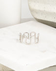Spring Fun Silver Adjustable Ring - Everyday Jewelry | chic chic bon
