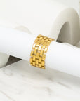 Miranda Chunky Gold Chain Ring - Everyday Fashion Jewelry | chic chic bon