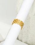 Miranda Chunky Gold Chain Ring - Everyday Fashion Jewelry | chic chic bon