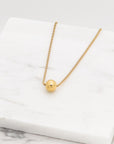Golden Marble Choker Necklace - Everyday Jewelry | Chic Chic Bon
