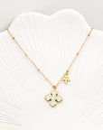 Merlot Shell Cross Pendant Necklace - Jewelry Store | Chic Chic Bon