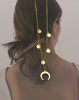 Crescent Moon Pendant Necklace - Jewelry Store | Chic Chic Bon