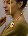 Lucky 7 Gold Necklace -Everyday Jewelry | Chic Chic Bon