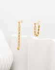 Marcie Beads Front to Back Stud Drop Earrings - Fashion Jewelry | Chic Chic Bon