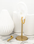 Marcie Beads Front to Back Stud Drop Earrings - Fashion Jewelry | Chic Chic Bon