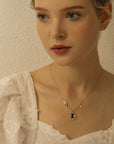 Galaxy Moon and Star Pendant