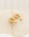 Mali Crystal Ladybug Hoop Earrings - Fashion Jewelry | Chic Chic Bon