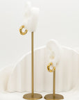 Mali Crystal Ladybug Hoop Earrings - Fashion Jewelry | Chic Chic Bon
