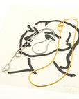Kaia Style Snake Gold and Silver Chain Necklace - Fashion Jewelry | Chic Chic Bon