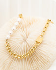 Khloe Bar Gold Chain Necklace - Online Jewelry Shop | Chic Chic Bon