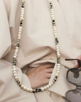 Pearl and Jasper Pepper Choker Necklace - Everyday Jewelry | Chic Chic Bon