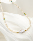 Jasmine Pearl Gem Choker Necklace - Everyday Jewelry | Chic Chic Bon