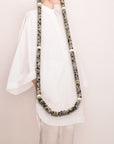 Dalmatian Jasper Pepper Stone Choker Necklace - Fashion Jewelry | Chic Chic Bon