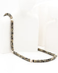 Dalmatian Jasper Pepper Stone Choker Necklace - Fashion Jewelry | Chic Chic Bon