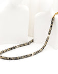 Dalmatian Jasper Pepper Stone Choker Necklace - Fashion Jewelry | Chic Chic Bon