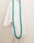 Earthy Blue Turquoise Choker Necklace - Everyday Jewelry | Chic Chic Bon