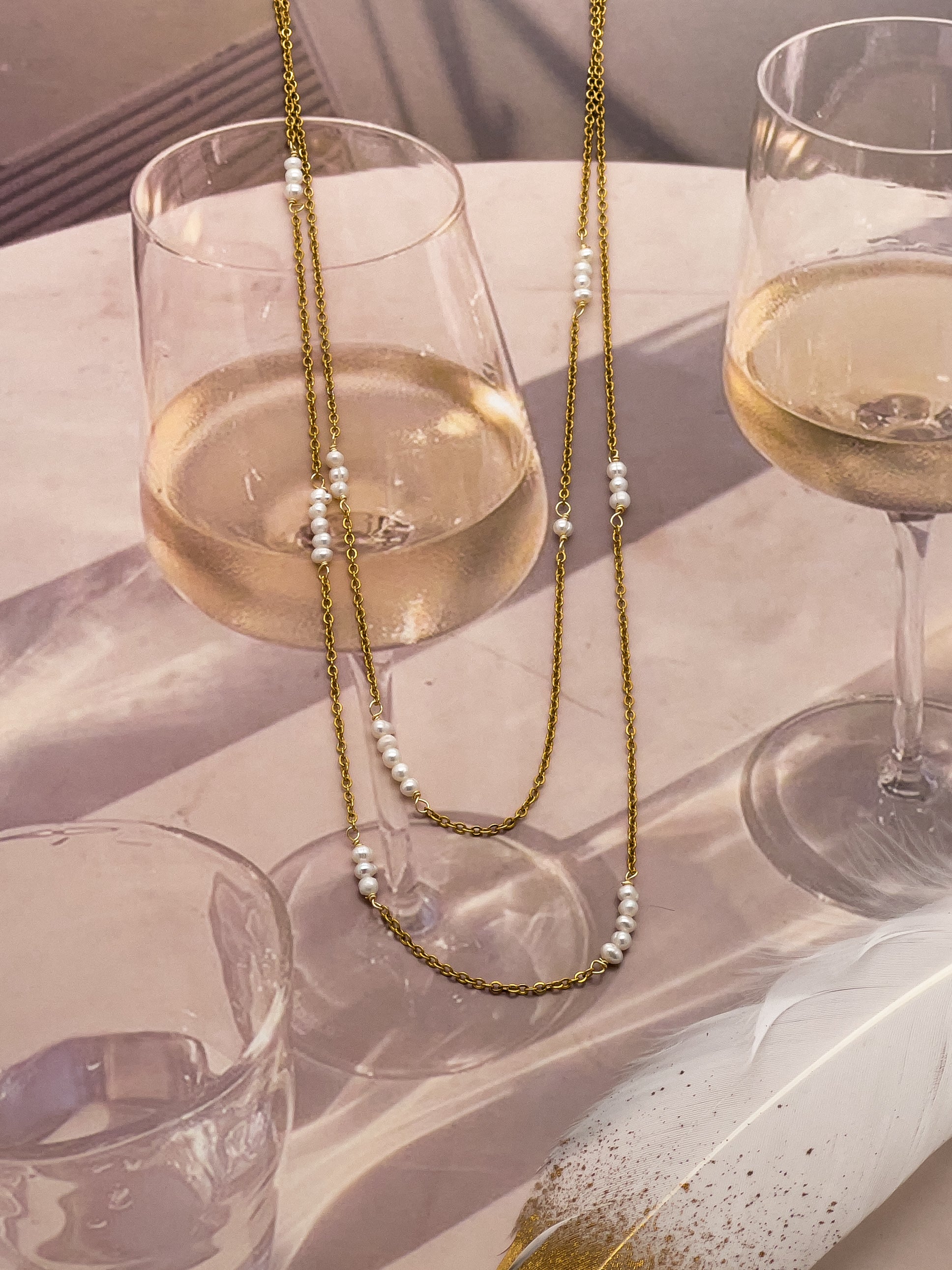 Preston Layered Pearl Pair Set Necklace - Everyday Jewelry | Chic Chic Bon