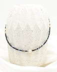 Oceana Lapis Beads Choker Necklace - Everyday Jewelry | Chic Chic Bon