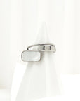 Maria Asymmetrical Shell Ring - Fashion Jewelry For Sale | Chic Chic Bon