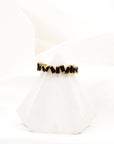 Helena Black Fuzzy Crystal Diamond Ring- Fashion Jewelry | chic chic bon