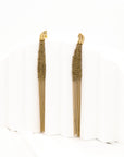 Hera Vintage Gold Weave Chain Drop Earrings - Fashion Jewelry | chic chic bon