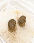 Moonlight Gold Vintage Thread Hook Earrings - Everyday Jewelry | chic chic bon
