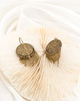 Moonlight Gold Vintage Thread Hook Earrings - Everyday Jewelry | chic chic bon