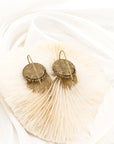 Moonlight Gold Vintage Thread Hook Earrings - Everyday Jewelry | chic chic bon