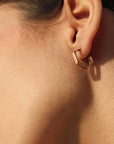 Jolin Hex Nut Stud Hoops