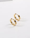Heaven Brushed Twin Hoop Earrings - Fashion Jewelry | Chic Chic Bon