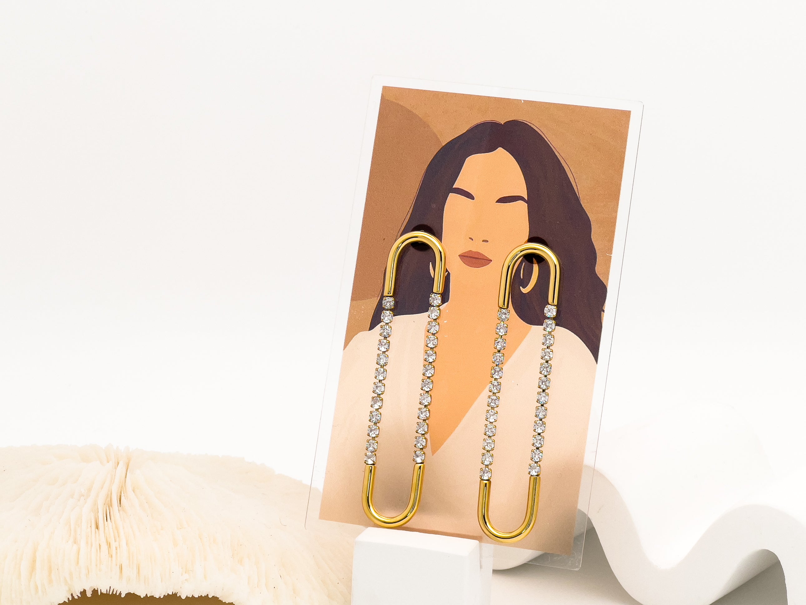 Shining Through Gold Drop Earrings - Fashion Jewelry  | Chic Chic Bon