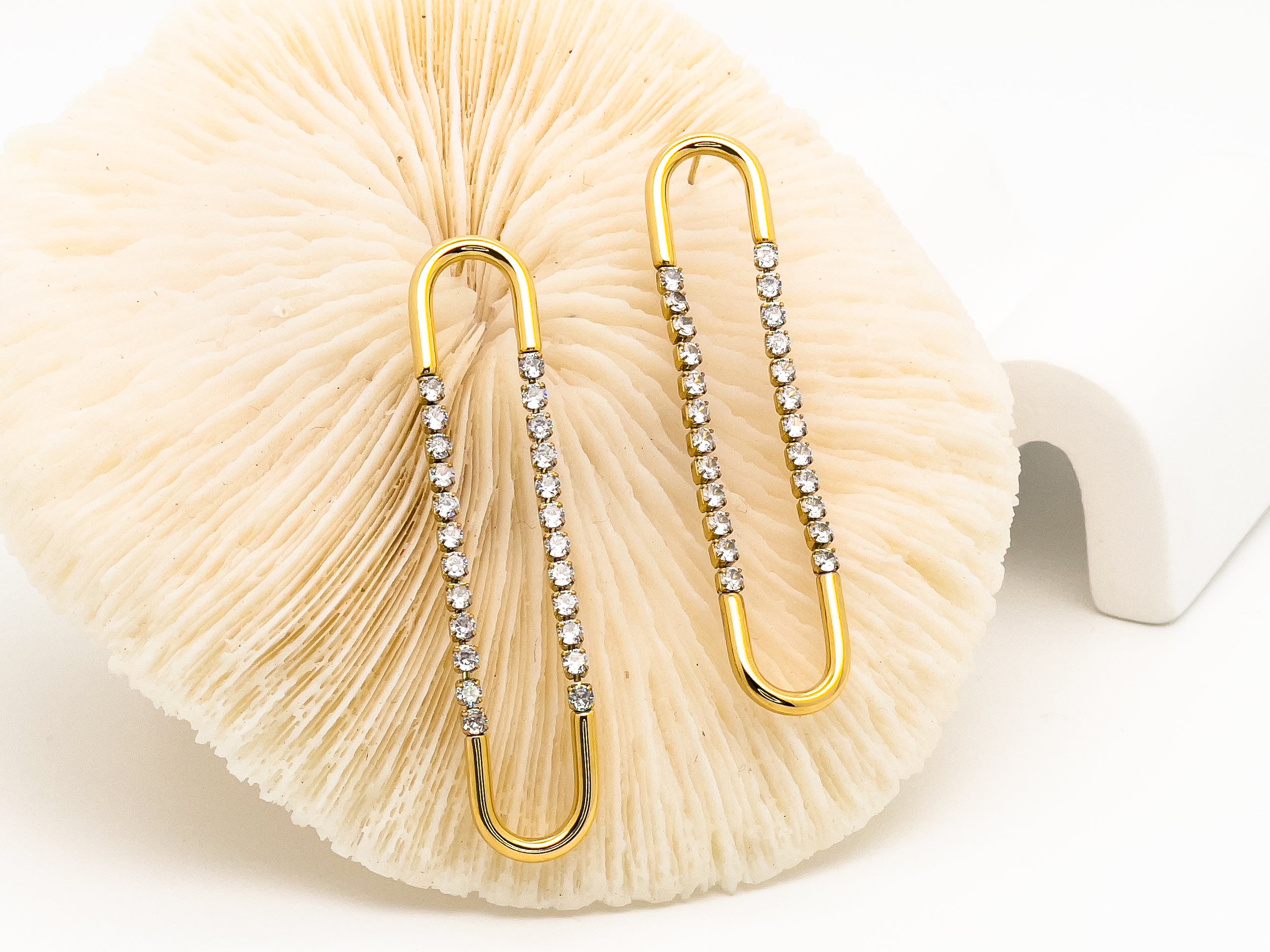 Shining Through Gold Drop Earrings - Fashion Jewelry  | Chic Chic Bon