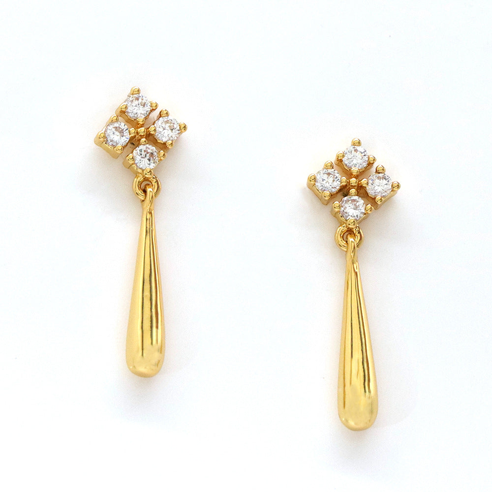 Lois Crystal Tear Drop Tassels